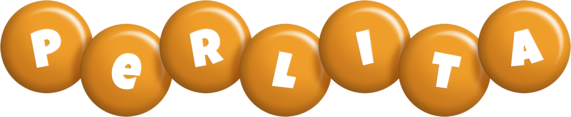 Perlita candy-orange logo