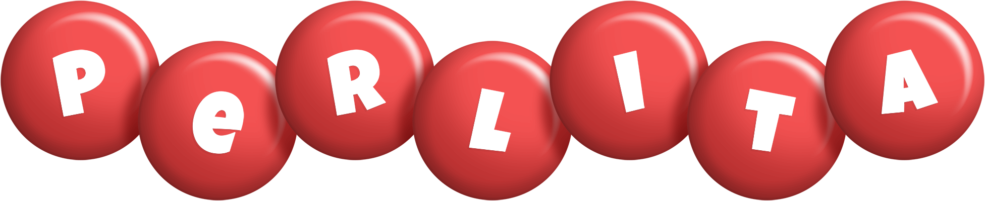 Perlita candy-red logo