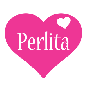 Perlita love-heart logo