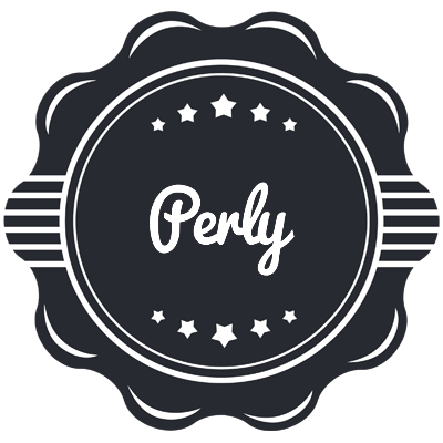 Perly badge logo