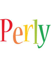 Perly birthday logo