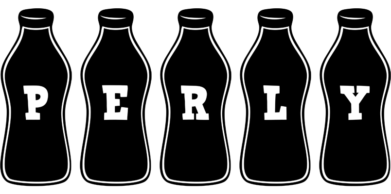 Perly bottle logo