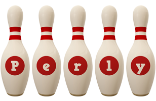 Perly bowling-pin logo