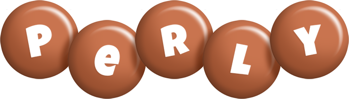 Perly candy-brown logo