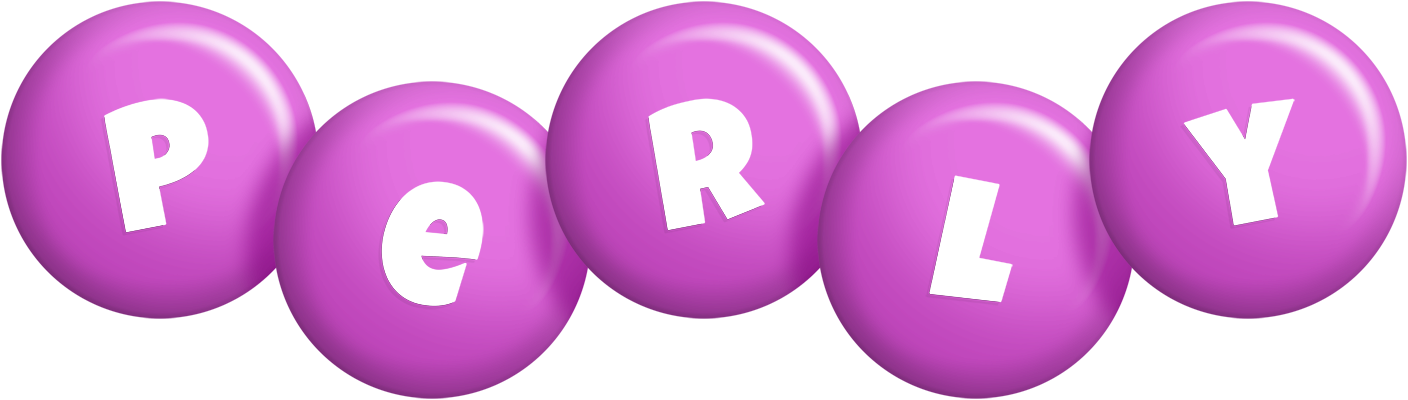 Perly candy-purple logo