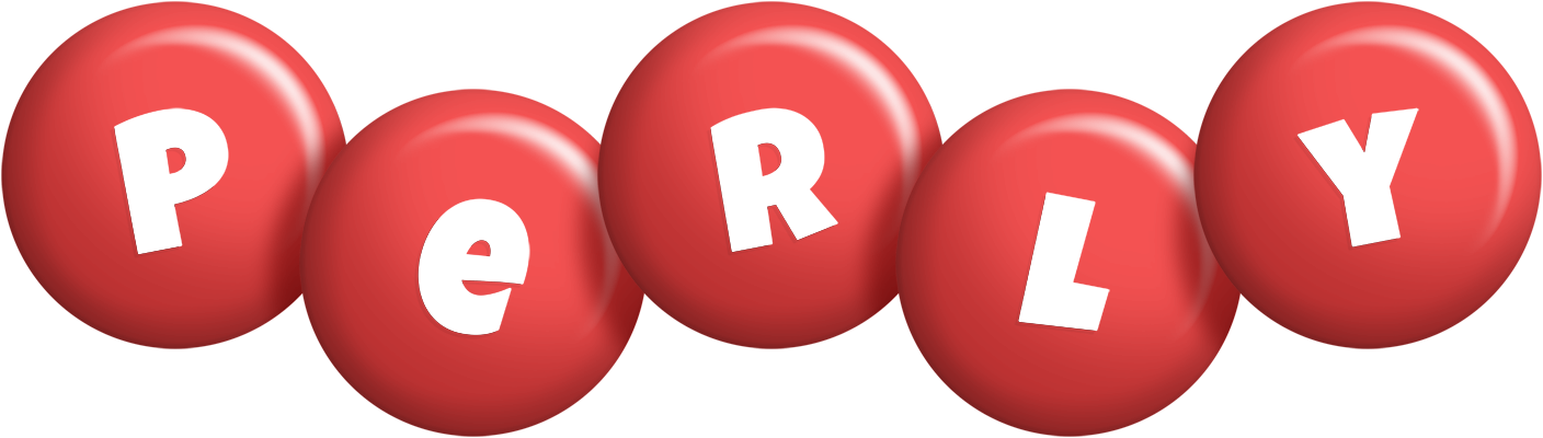 Perly candy-red logo