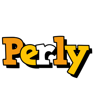 Perly cartoon logo