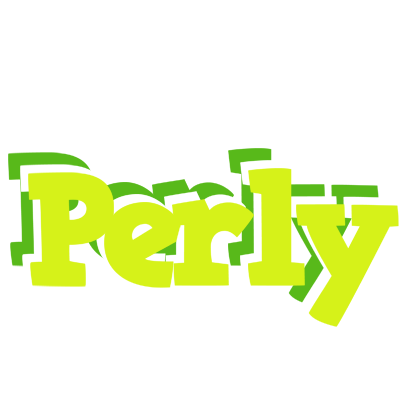 Perly citrus logo
