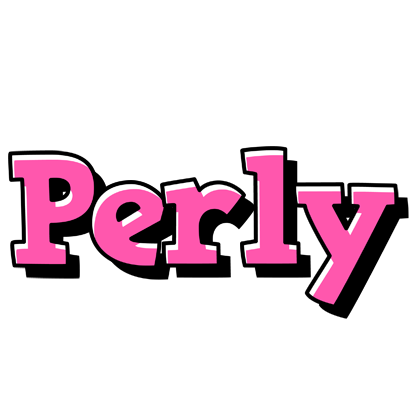 Perly girlish logo