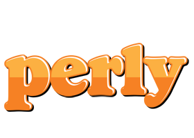 Perly orange logo