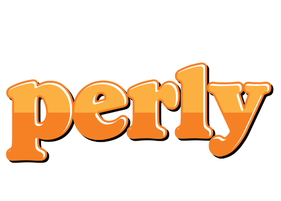 Perly orange logo