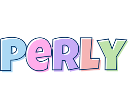 Perly pastel logo