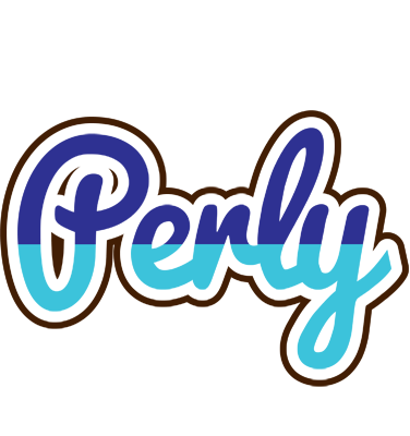 Perly raining logo