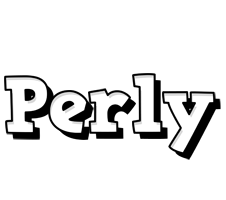 Perly snowing logo