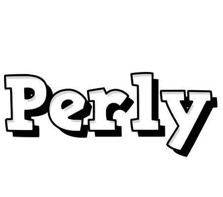 Perly snowing logo