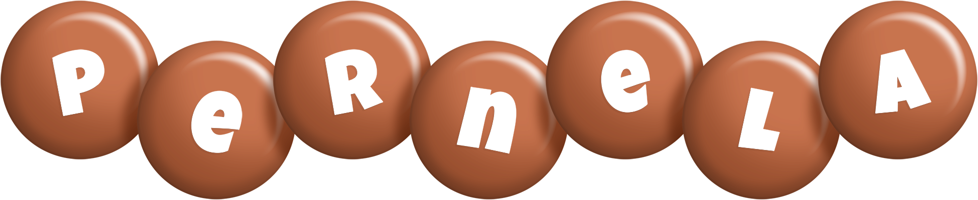 Pernela candy-brown logo