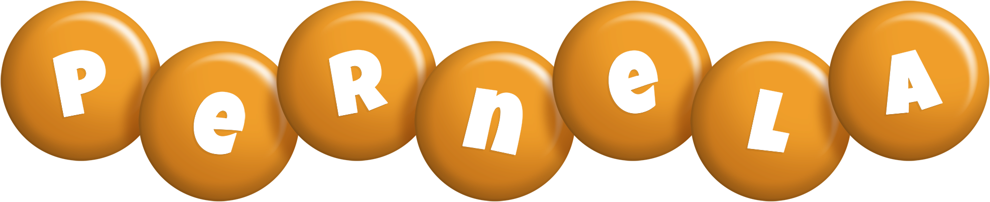 Pernela candy-orange logo