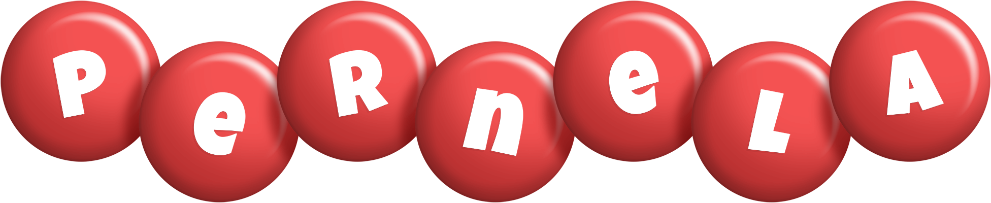 Pernela candy-red logo