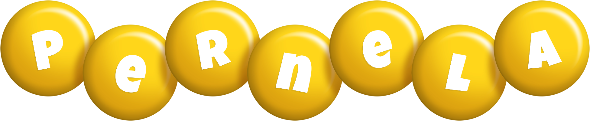 Pernela candy-yellow logo