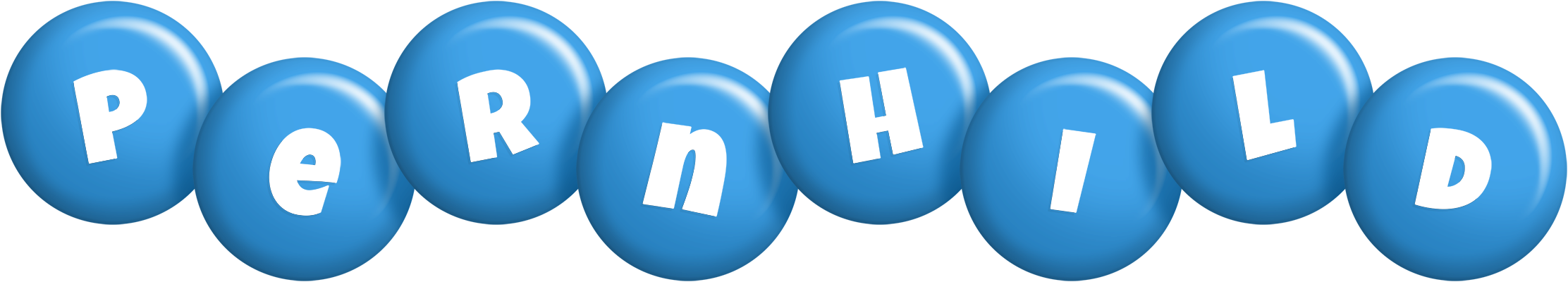 Pernhild candy-blue logo
