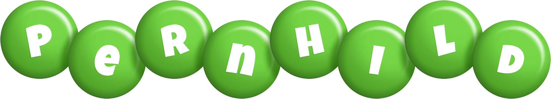 Pernhild candy-green logo