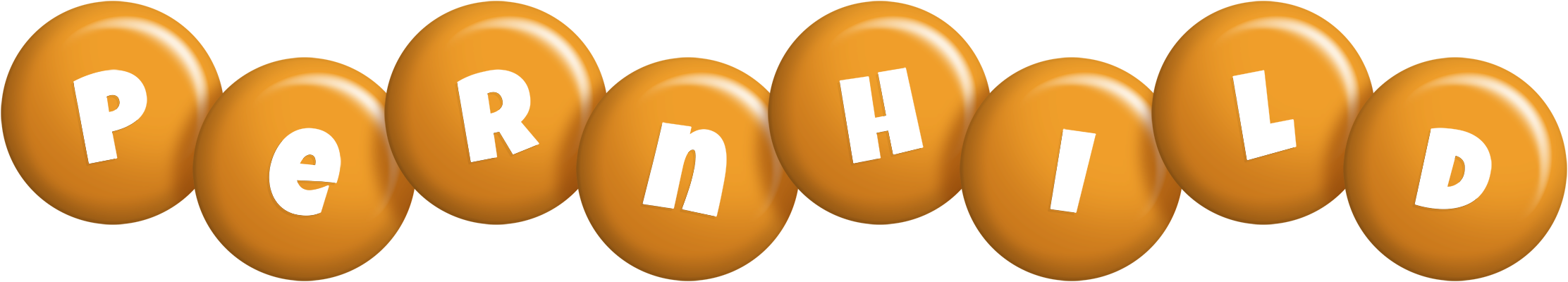 Pernhild candy-orange logo