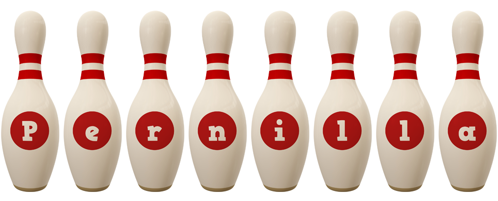 Pernilla bowling-pin logo