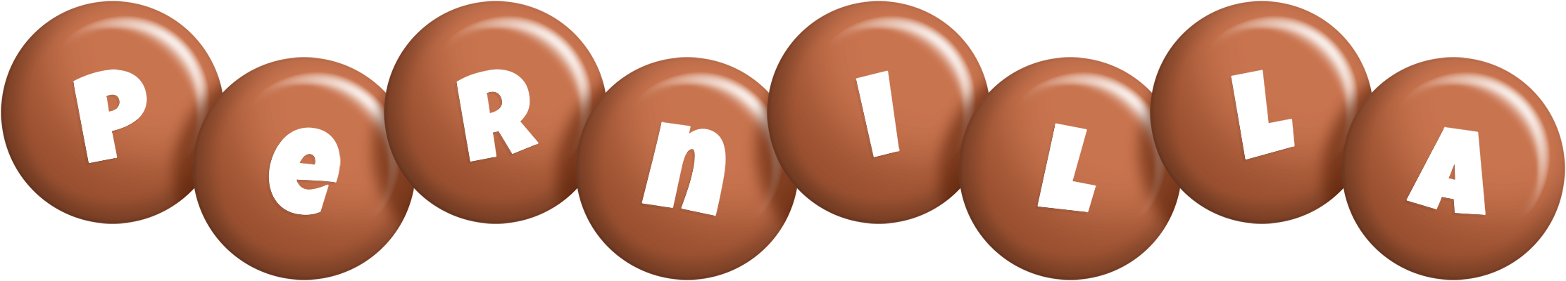 Pernilla candy-brown logo