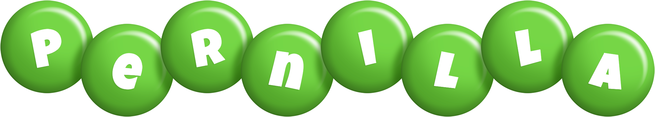 Pernilla candy-green logo