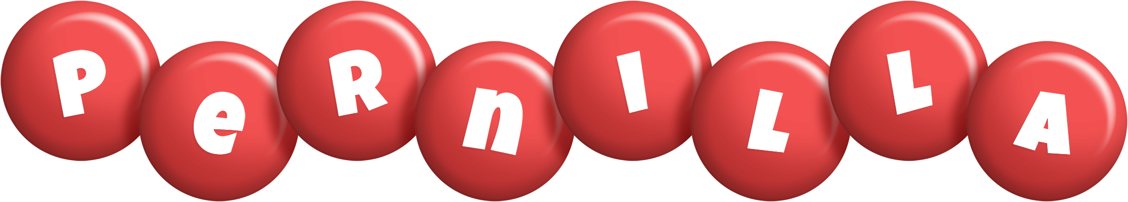 Pernilla candy-red logo