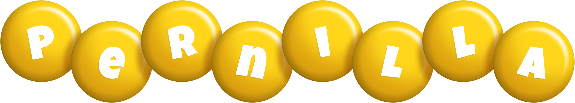 Pernilla candy-yellow logo