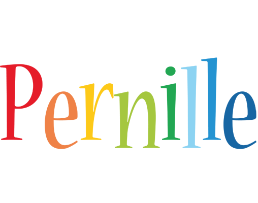 Pernille birthday logo