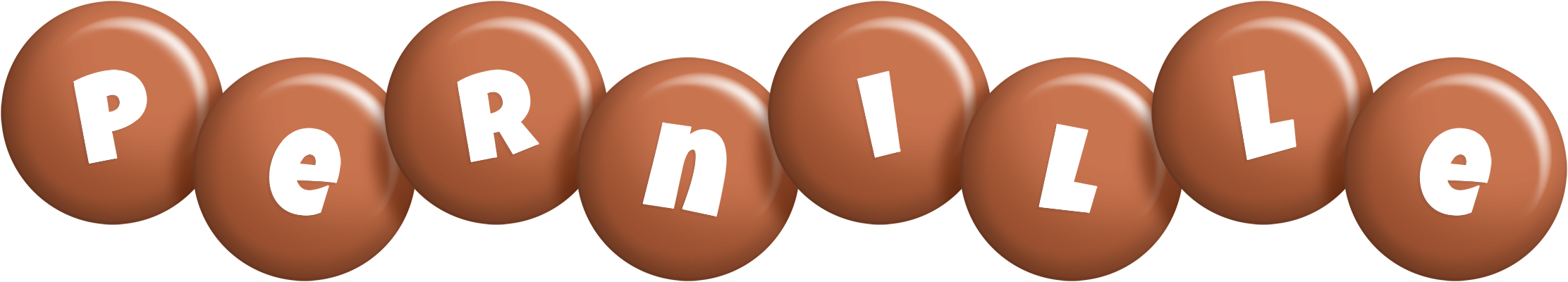 Pernille candy-brown logo