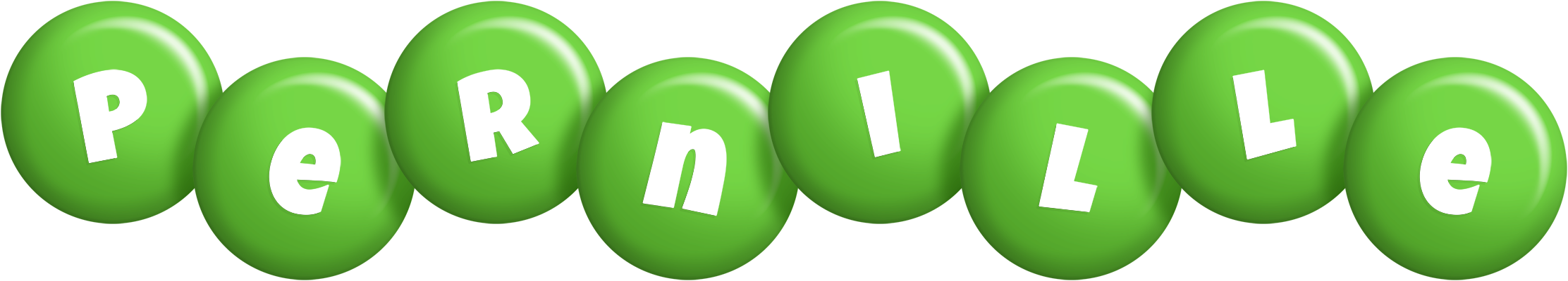 Pernille candy-green logo