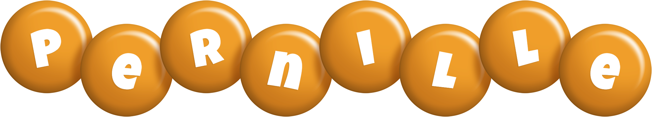 Pernille candy-orange logo