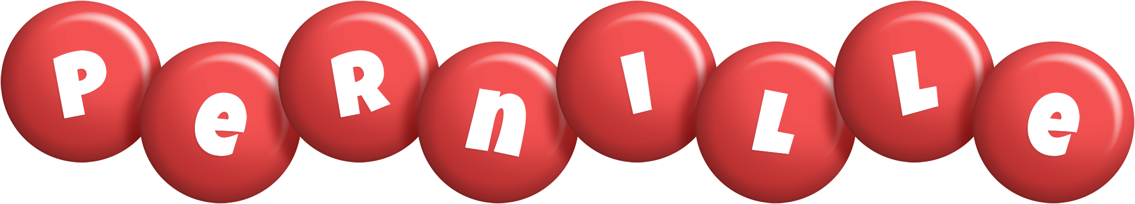 Pernille candy-red logo