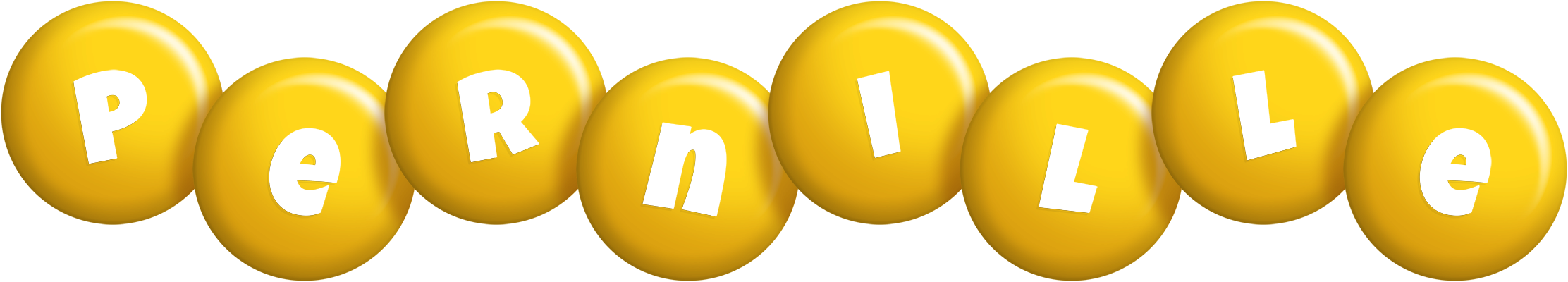 Pernille candy-yellow logo