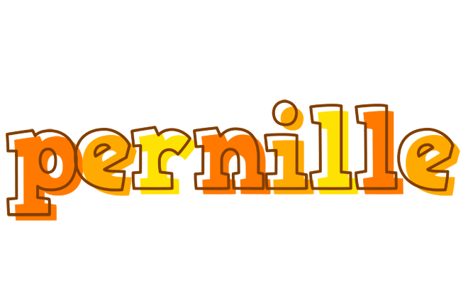 Pernille desert logo