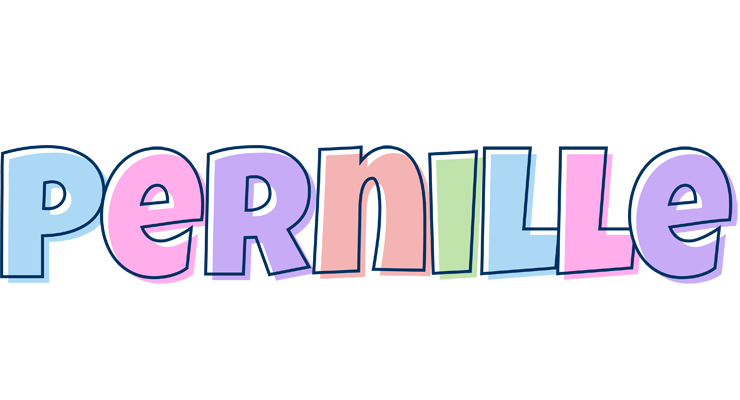 Pernille pastel logo