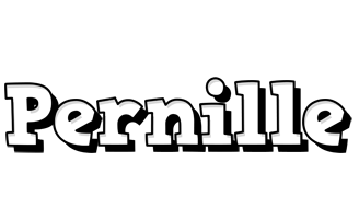 Pernille snowing logo