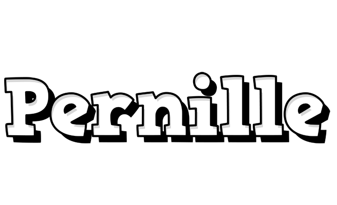 Pernille snowing logo