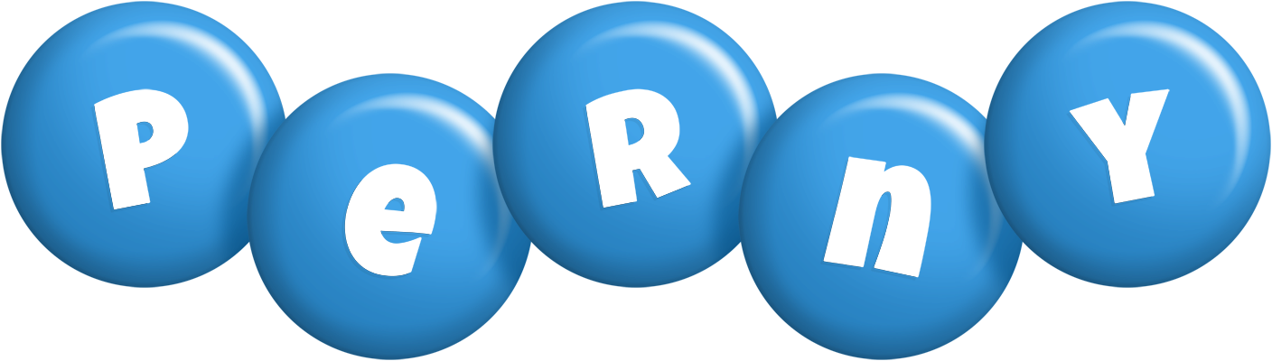 Perny candy-blue logo