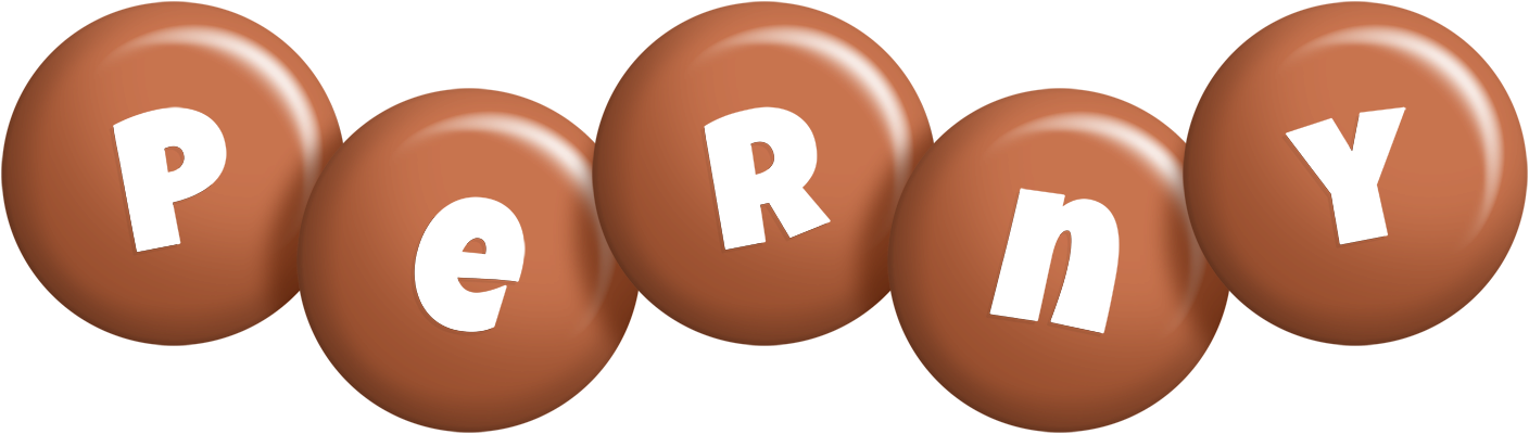 Perny candy-brown logo
