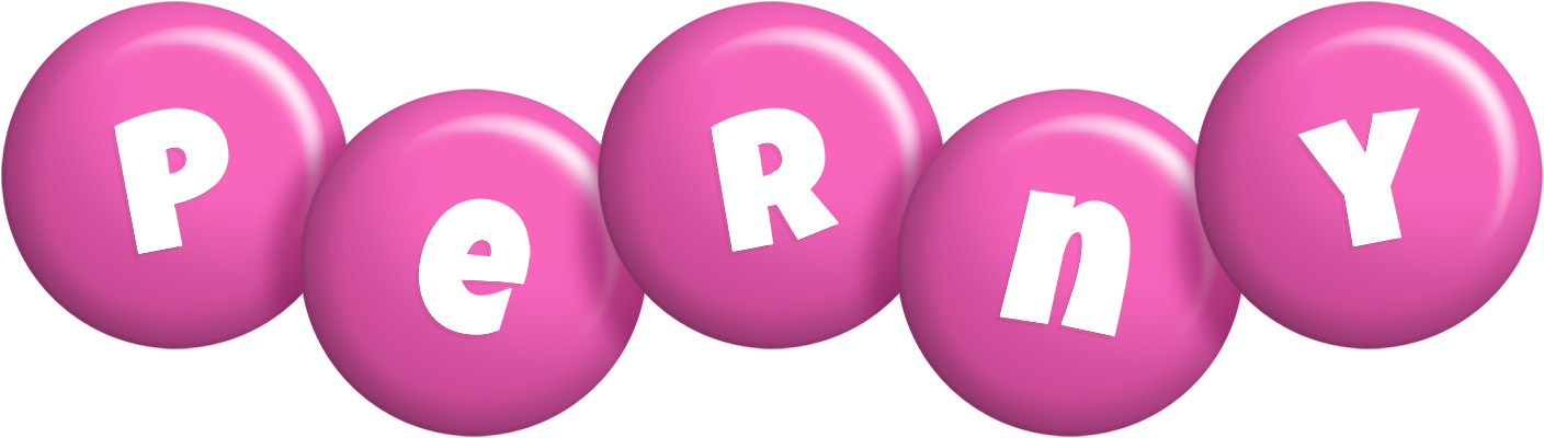 Perny candy-pink logo