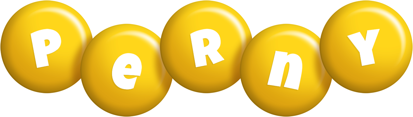 Perny candy-yellow logo