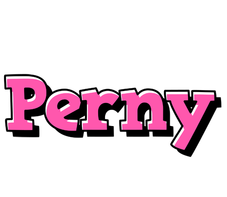 Perny girlish logo