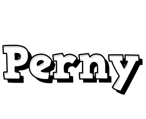 Perny snowing logo