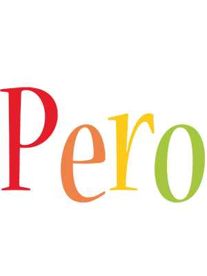 Pero birthday logo