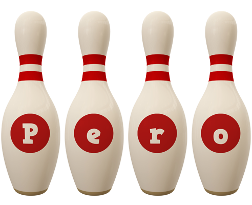 Pero bowling-pin logo