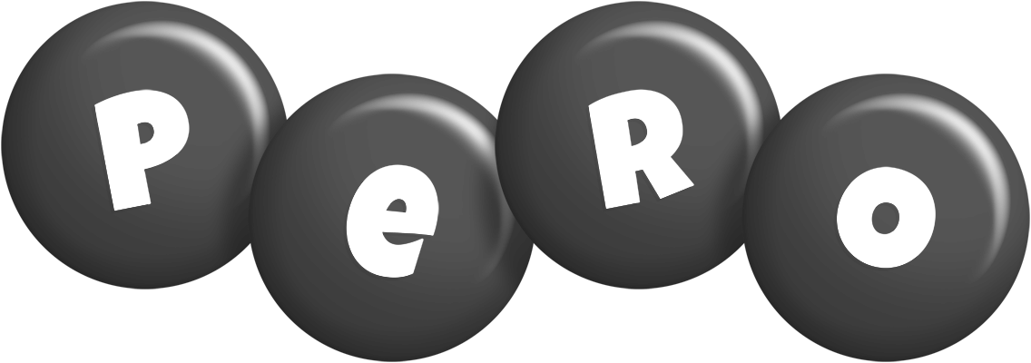 Pero candy-black logo